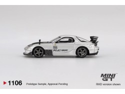 MAZDA RX7 (FD3S) RE-AMAMIYA SILVER METALLIC 2004 -1:64 - Mini GT