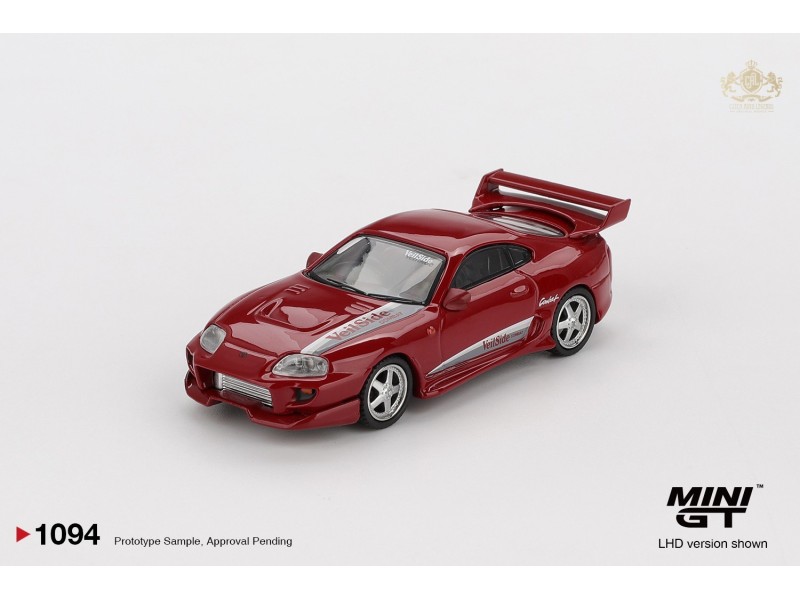 TOYOTA SUPRA MK4 (A80) VEILSIDE COMBAT V-I RED 1994  -1:64 - Mini GT-blistr - blister