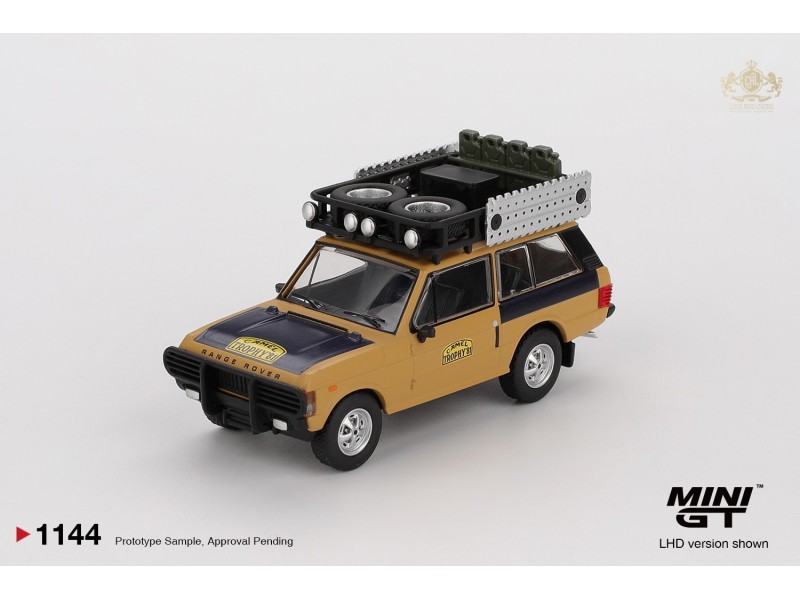 LAND ROVER RANGE ROVER C.SWOBODA & K.MENTEL WINNER CAMEL TROPHY SUMATRA 1981  -1:64 - Mini GT