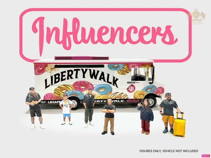 American Diorama  Figure set –   Figure Set: Influencer  –  1:64