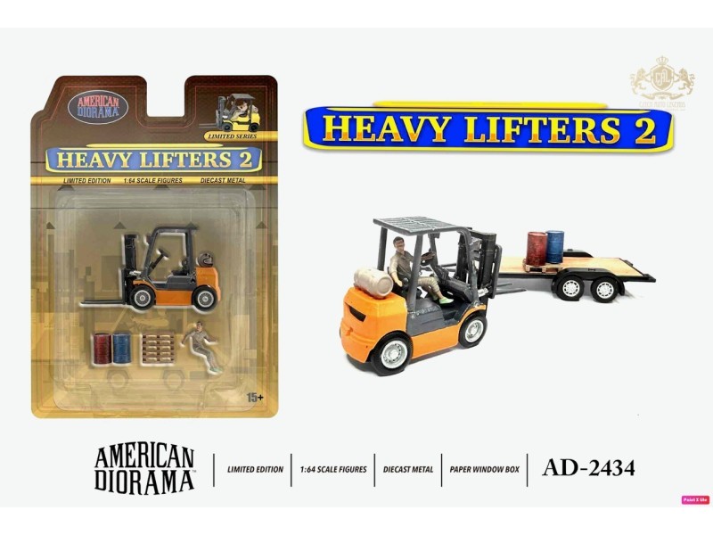 American Diorama – Figure set –  Heavy Lifters 2 –  1:64