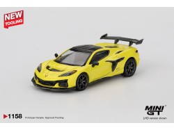 CHEVROLET CORVETTE C8 ZR1 ACCELERATE YELLOW 2025  -1:64 - Mini GT
