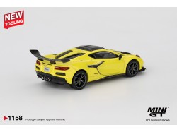 CHEVROLET CORVETTE C8 ZR1 ACCELERATE YELLOW 2025  -1:64 - Mini GT