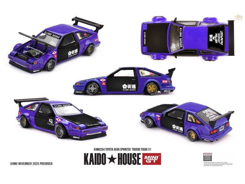 TOYOTA AE86 SPRINTER TRUENO KAIDO TOUGE V1 1983 - 1:64 - Kaido House
