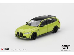 BMW M3 (G82) TOURING SAO AULO YELLOW 2025  -1:64 - Mini GT - blister