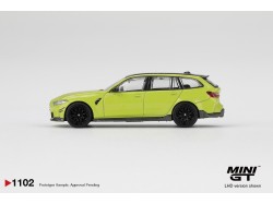 BMW M3 (G82) TOURING SAO AULO YELLOW 2025  -1:64 - Mini GT - blister