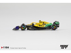 MCLAREN MCL38 nr.4 LANDO NORRIS MONACO GP 2024 - A.Senna livery  -1:64 - Mini GT