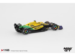 MCLAREN MCL38 nr.81 OSCAR PIASTRI MONACO 2nd place GP 2024 - A.Senna livery  -1:64 - Mini GT - blister
