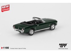FORD MUSTANG CONVERTIBLE HIGHLAND GREEN 1964  -1:64 - Mini GT - blister