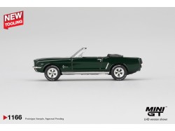FORD MUSTANG CONVERTIBLE HIGHLAND GREEN 1964  -1:64 - Mini GT - blister