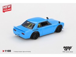 NISSAN HAKOSUKA BABY BLUE NISSAN LB★WORKS HAKOSUKA 2015  -1:64 - Mini GT - blister