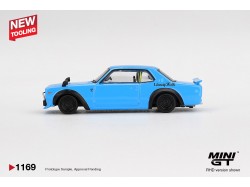 NISSAN HAKOSUKA BABY BLUE NISSAN LB★WORKS HAKOSUKA 2015  -1:64 - Mini GT - blister