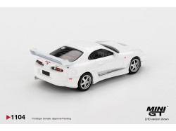 TOYOTA SUPRA MK4 (A80) VEILSIDE COMBAT V-I WHITE PEARL met- 2014  -1:64 - Mini GT - blister
