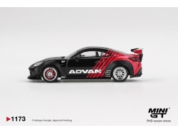 TOYOTA GR86 LB NATION ADVAN BLACK 2025  -1:64 - Mini GT - blister
