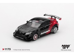 TOYOTA GR86 LB NATION ADVAN BLACK 2025  -1:64 - Mini GT - blister