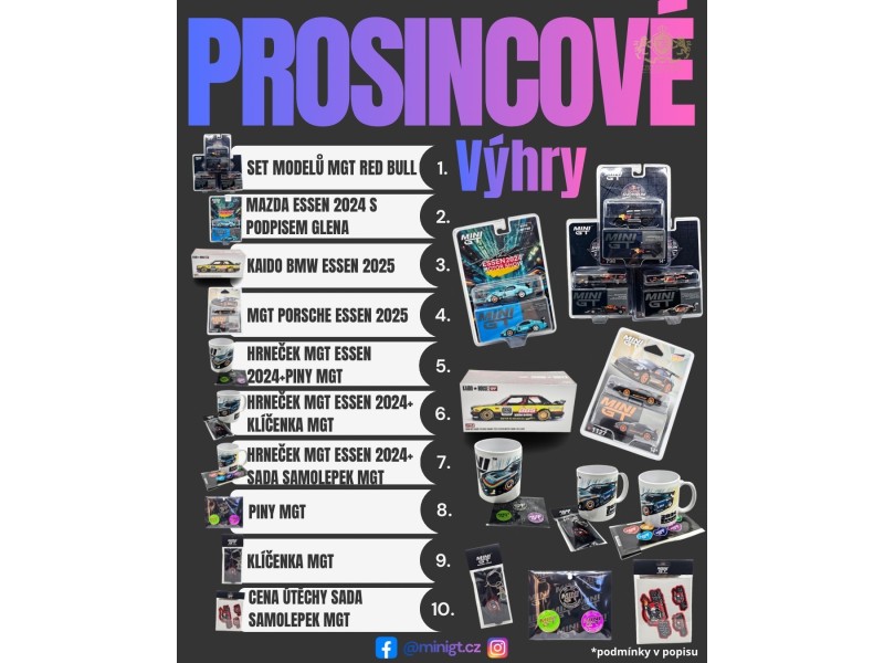 MINI GT Vánoční akce 2025