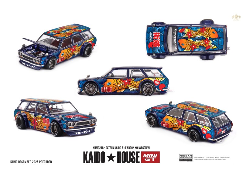 DATSUN 510 WAGON KOI V1 1969   - 1:64 -  Kaido House
