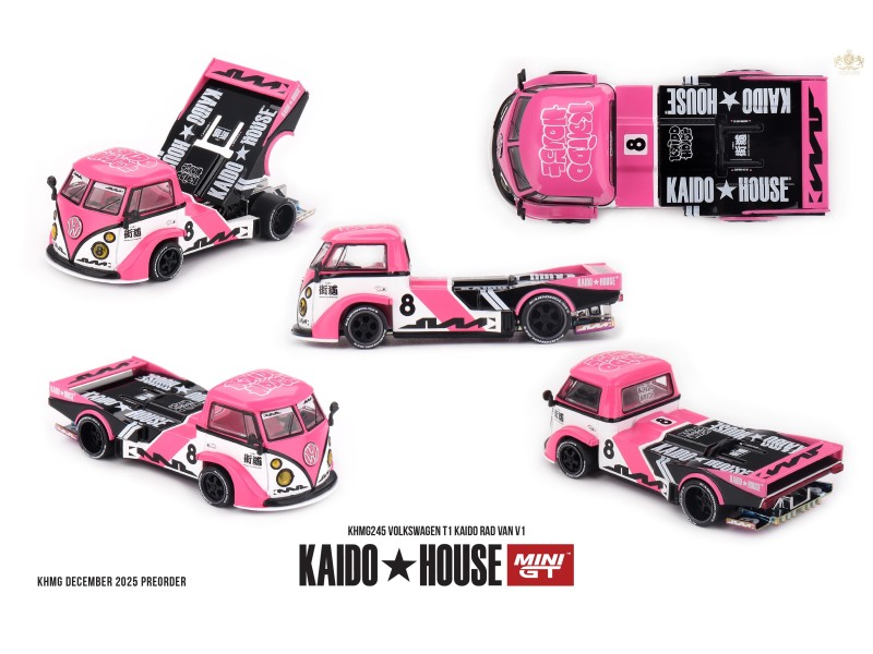 VOLKSWAGEN T1 KAIDO RAD VAN V1 1972  - 1:64 - Kaido House