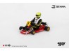 SENNA KART FORMULA K nr.9 AYRTON SENNA DA SILVA KARTING W. CH. 1981  -1:64 - Mini GT