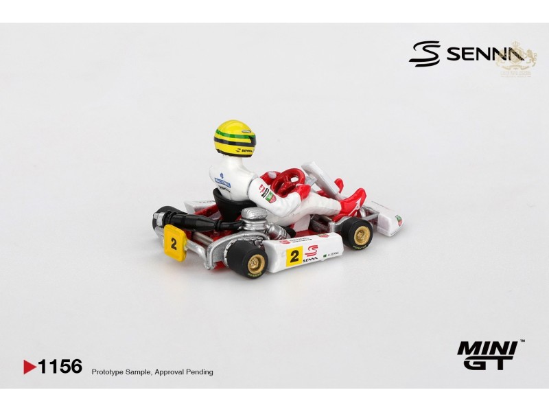 SENNA KART FORMULA K nr.2 AYRTON SENNA DA SILVA  MASTERS OF PARIS-BERCY 1993  - 1/64 - MINI GT