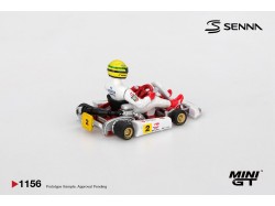 SENNA KART FORMULA K nr.2 AYRTON SENNA DA SILVA  MASTERS OF PARIS-BERCY 1993  - 1/64 - MINI GT - blister