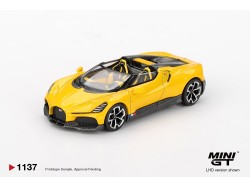 BUGATTI W16 MISTRAL YELLOW 2023 -1:64 - Mini GT - blister