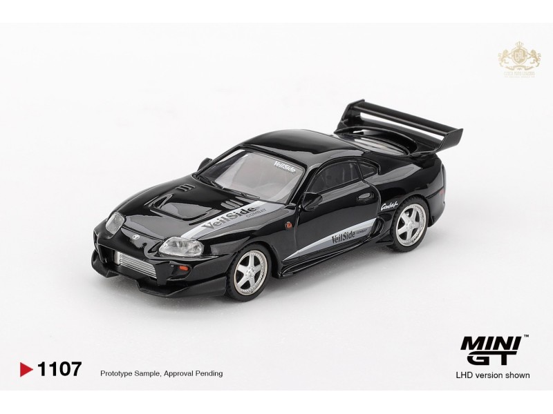 TOYOTA SUPRA MK4 (A80) VEILSIDE COMBAT V-II BLACK 2011 -1:64 - Mini GT