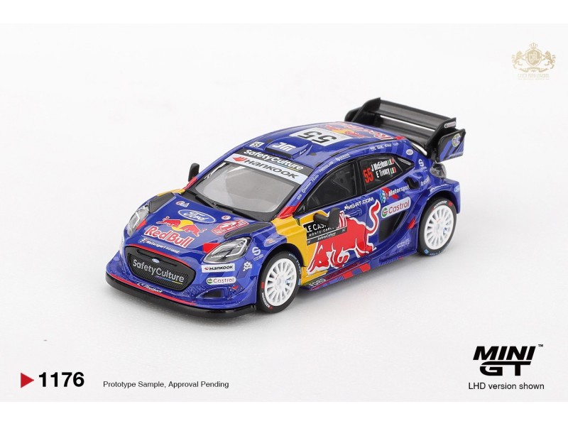 FORD PUMA RALLY1 nr.55 M-SPORT FORD RALLY MONTE-CARLO 2025 -1:64 - Mini GT - blister