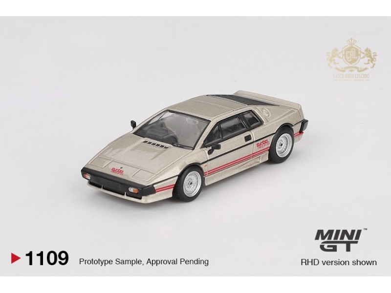 LOTUS ESPRIT TURBO METALLIC SILVER 1980 -1:64 - Mini GT - blister