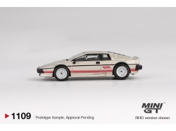 LOTUS ESPRIT TURBO METALLIC SILVER 1980 -1:64 - Mini GT - blister