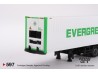 Western Star 49X Blue w/ 40' Reefer Container "EVERGREEN" 2022 - 1:64 - Mini GT