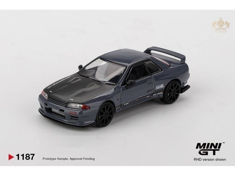 NISSAN GTR TOP SECRET VR32 STEALTH GREY 2025  -1:64 - Mini GT