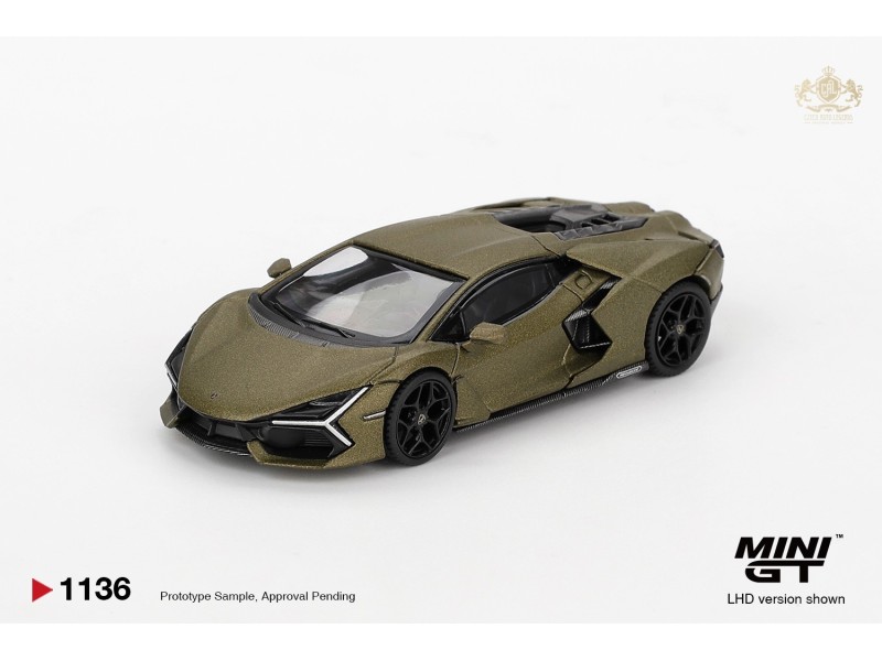 LAMBORGHINI REVUELTO VERDE GEA MATTE 2023 -1:64 - Mini GT - blistr