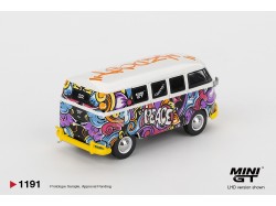 VOLKSWAGEN T1 MICRO BUS MIZU DESIGN 1967 -1:64 - Mini GT- blister