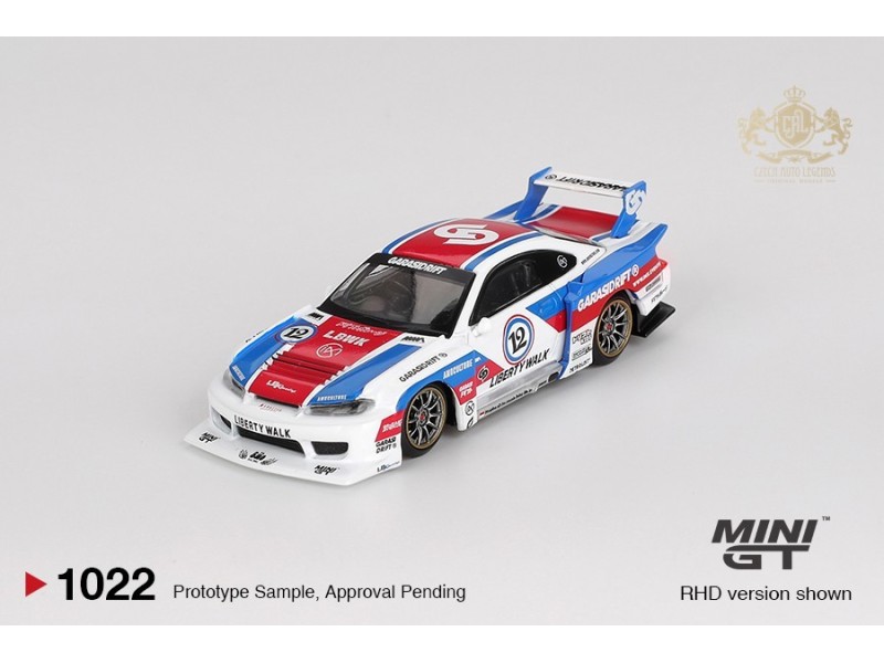 Nissan LB-Super Silhouette S15 SILVIA GARASIDRIFT x LBWK 2025 - 1:64 - Mini GT