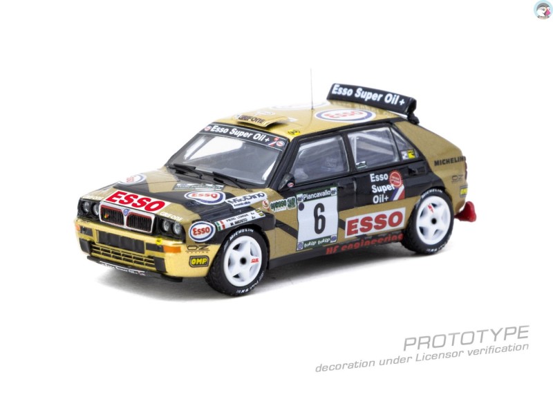 LANCIA DELTA HF INTERGRALE nr6 PIERO LONGHI ECR PIANCAVALLO RALLY WINNER 1993  - 1:64 - TARMAC works