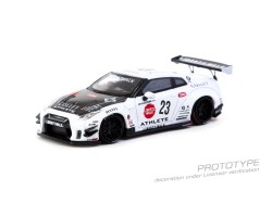 NISSAN GT-R (R35) LB WORKS TYPE 2 WHITE ATHLETE X COLLET IN A LB LIMITED TIN CAN 2025   - 1:64 - TARMAC works