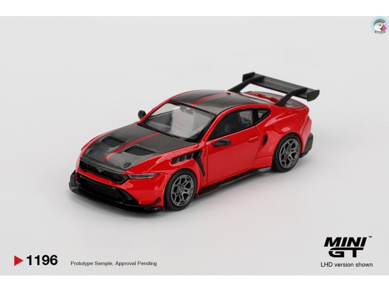 FORD MUSTANG GTD RACE RED 2025 - 1:64 - Mini GT - blistr