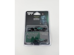 F1 ASTON MARTIN AMR24 n.18 BAHRAIN GP 2024 - 1:64 -Mini GT - blistr