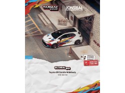 TOYOTA COROLLA GR WIDEBODY WHITE 2025 + sběratelské karty  - 1:64 - TARMAC works