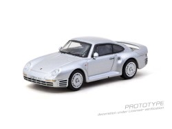 PORSCHE 959 SILVER 1989 - 1:64 - TARMAC works