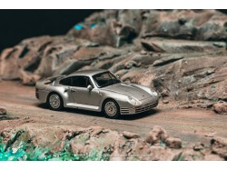 PORSCHE 959 SILVER 1989 - 1:64 - TARMAC works