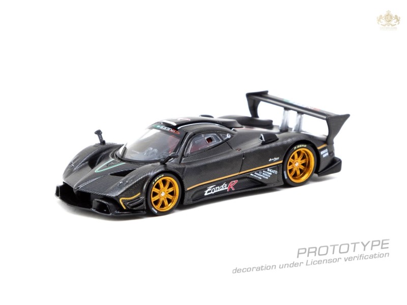 PAGANI ZONDA R MATTE EXPOSED CARBON FIBER 2007  - 1:64 - TARMAC works