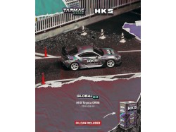TOYOTA GR86 GREY IN A HKS LIMITED TIN CAN 2024  - 1:64 - TARMAC works