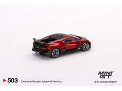 Bugatti DIVO - red met. - 1:64 - Mini GT - blistr