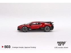 Bugatti DIVO - red met. - 1:64 - Mini GT - blistr