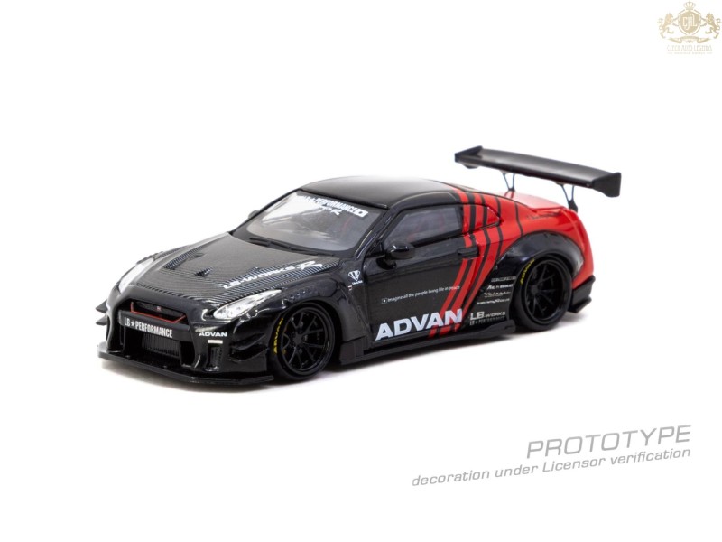 NISSAN GT-R (R35) LB WORKS TYPE 2 BLACK ADVAN 2026  - 1:64 - TARMAC works