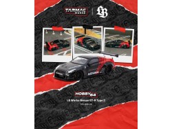 NISSAN GT-R (R35) LB WORKS TYPE 2 BLACK ADVAN 2026  - 1:64 - TARMAC works