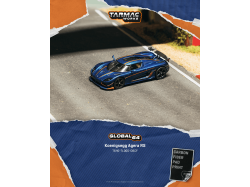 Koenigsegg Agera RS Dark Blue Carbon Fiber / Orange Accents  - 1:64 - TARMAC works