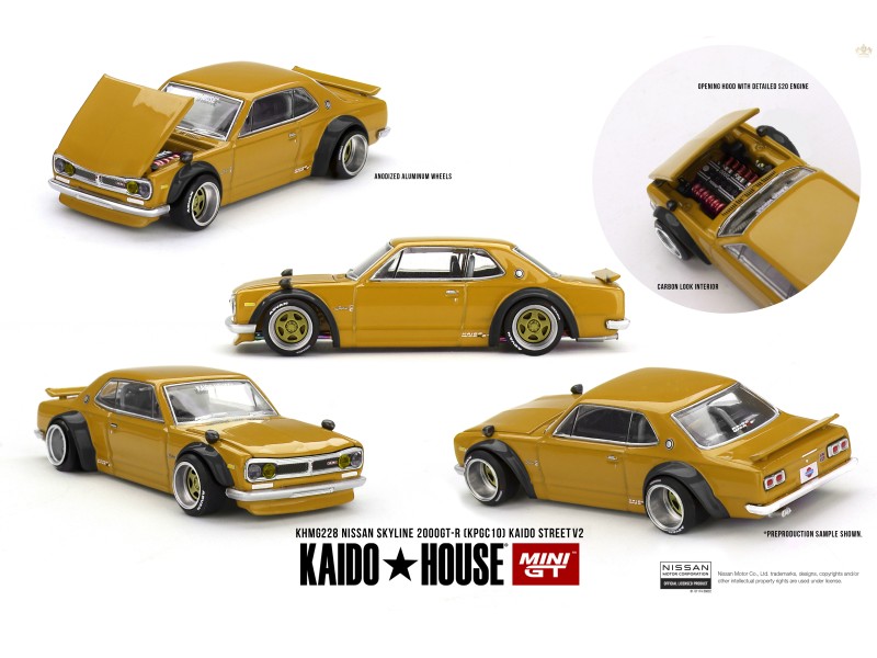 Nissan Skyline 2000 GT-R (KPGC10) Kaido Street V2 1969 - 1:64 - Kaido House
